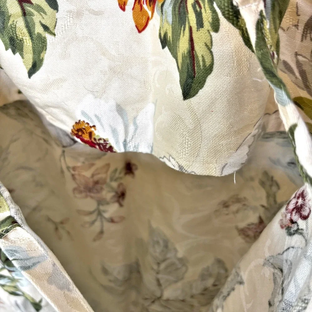 Waverly Garden Room Floral Pillow Shams Cotton Ruffle‎ Cord Edge 20x26 Set of 2